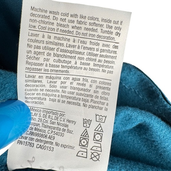 Champion Cropped Top Womens Size Medium Streetwear Activewear Teal Blue Soft - Picture 11 of 12